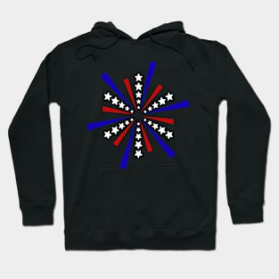 red blue stars usa americanflag flagcolors seamless usaflag Hoodie